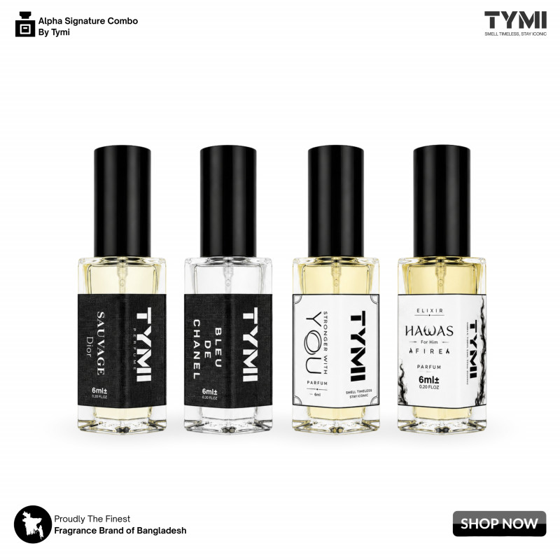 Alpha Signature Combo | 4 Premium Men's Perfume Set (6ml × 4) 