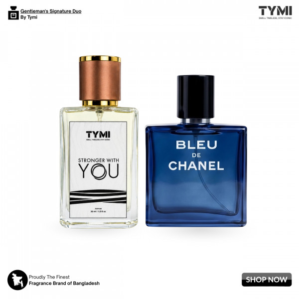 Gentleman's Signature Duo | Bleu de Chanel + Stronger With You Perfume Combo