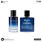 French Icon Duo | Sauvage + Bleu de Chanel Premium Perfume Combo