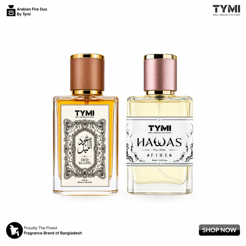 Arabian Fire Duo | Oud Al Layl + Hawas Fire Premium Perfume Combo