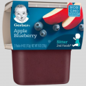 GERBER 2ND FOODS APPLE BLUEBERRY 4OZ