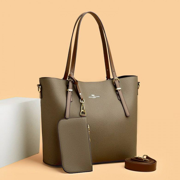 Ladies Tote Bag { Olive Color }