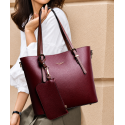 Ladies Tote Bag Maroon Color
