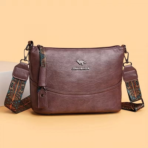 1 Vintage-Style Shoulder Bag Pink