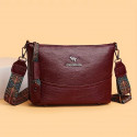 1 Vintage-Style Shoulder Bag Maroon
