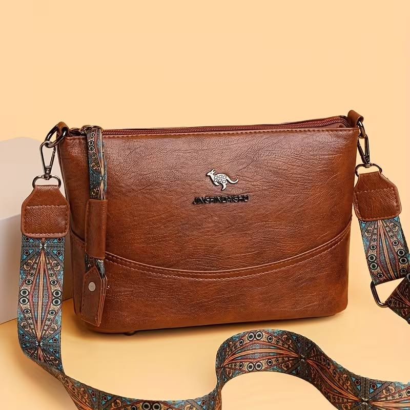 1 Vintage-Style Shoulder Bag Brown