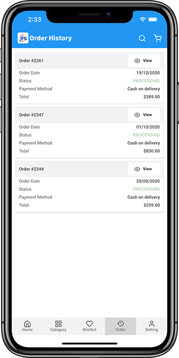 Flatshop Prestashop (iOS)